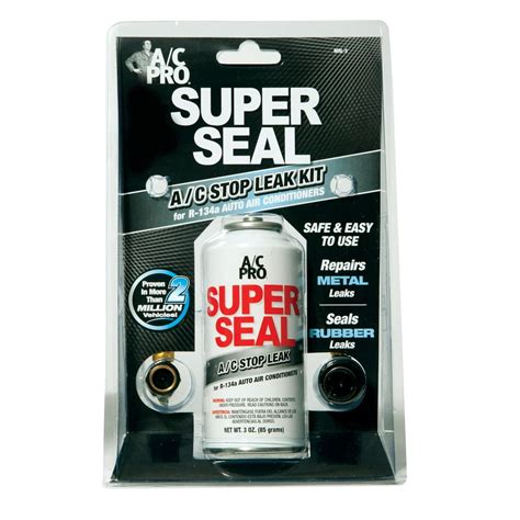 ac pro leak sealer|A/C Pro Super Seal A/C Stop Leak Treatment (3 ounces)